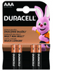 Алкална батерия Duracell ААА LR03 / 4 броя