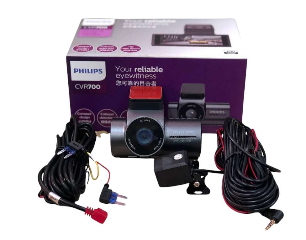 Видеорегистратор Philips CVR-700 1080P Front and rear recorder WIFI 2 Camera