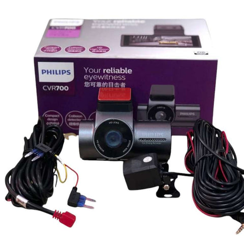 Видеорегистратор Philips CVR-700 1080P Front and rear recorder WIFI 2 Camera