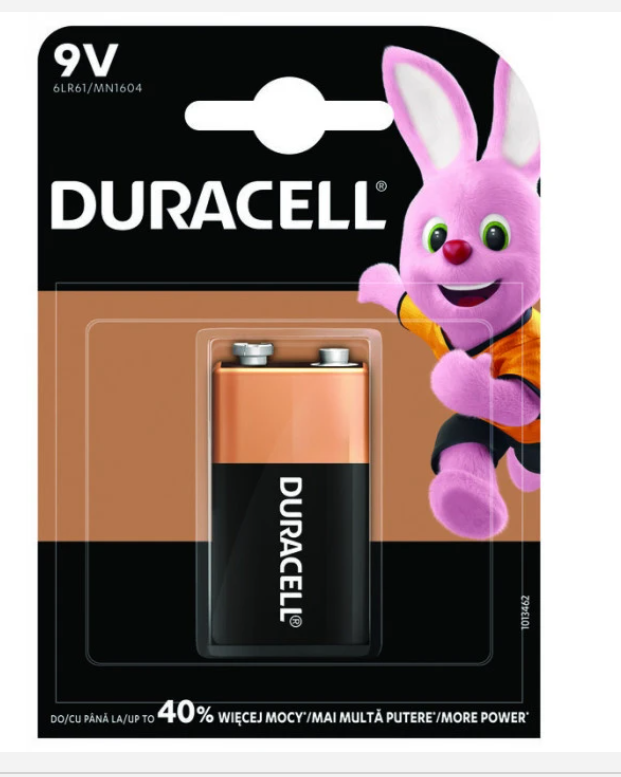 Батерии Duracell Basic MN1604 9V / 1 брой