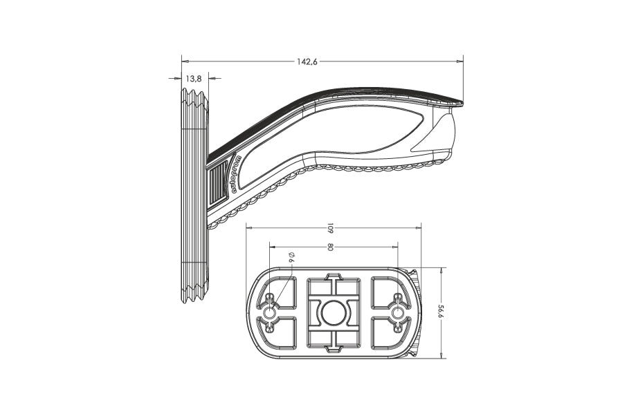 Габарит 24V LH/RH 202007-D 12-24V 143mm 2бр./к-т