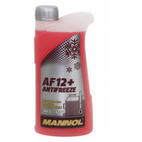 Антифриз MANNOL AF12 червен (-40 ), 1л