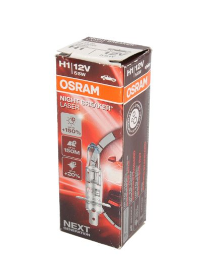 Крушка H1, 12V, 55W ерия: Night Breaker Laser 150+